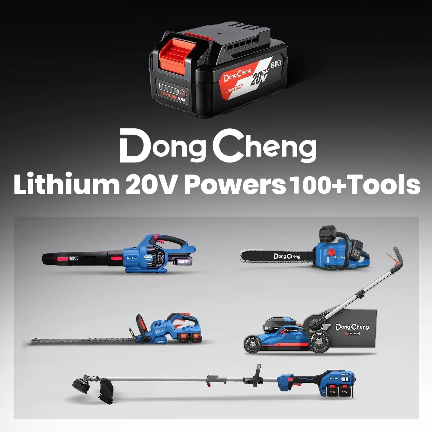 image:imageDong Cheng 18V 20V MAX 40Ah Lithumion Battery Pack Power Tools Model FFBL204040Ah FFBL2040