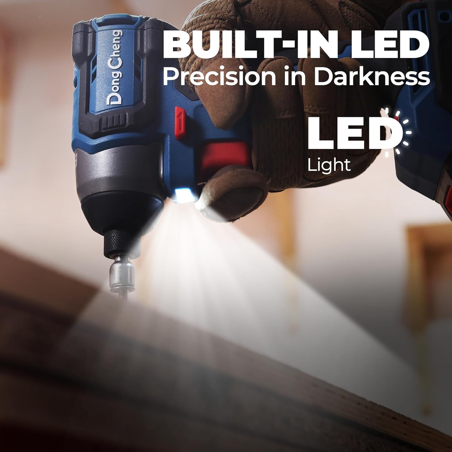 image:imageDong Cheng 20V 14 Hex Brushless Impact Driver 1460 inlbs Cordless Impact Driver with 20Ah Batteries 3Speed 49 Compact Impact Driver for Cabinetry Deck Building amp HVAC Installation1460 inlbs 1x Battery