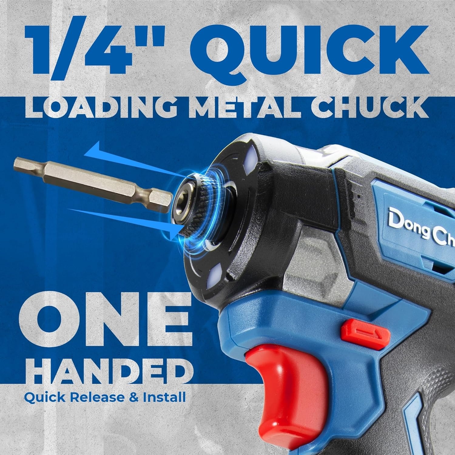 image:imageDong Cheng 20V 14 Hex Brushless Impact Driver 1460 inlbs Cordless Impact Driver with 20Ah Batteries 3Speed 49 Compact Impact Driver for Cabinetry Deck Building amp HVAC Installation1840inlbs 2x Battery Upgrade