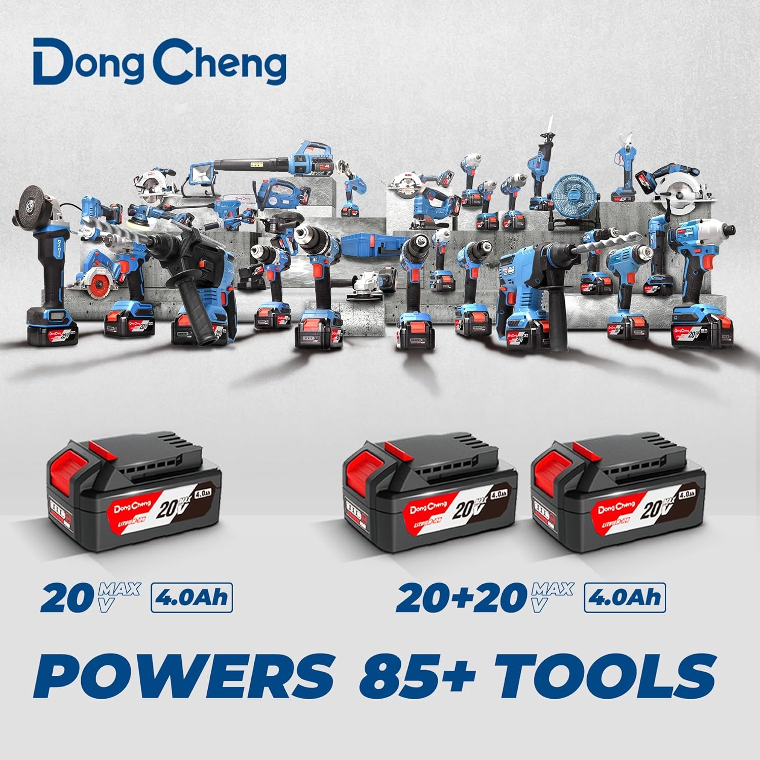image:imageDongCheng 40V 16Inch Brushless Cordless Chainsaw with 2x40Ah Batteries GasLike Power for Tree Felling Storm Cleanup amp Firewood ToolFree Tension Quiet Electric Saw for Homeowners amp Farm UseChainsaw