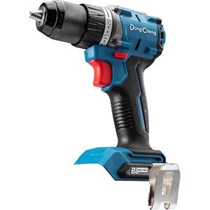 Dong Cheng 20V Brushless Heavy-duty Impact Drill, 443 in-lbs, 27000 IPM, 1/2″ Keyless Metal Chuck, 20+1+1 Clutch, Cordless Hammer Drill with 2 Battery Kit for Drilling Brick Wall, Metal, Wood(531in-lbs Bare Tool)